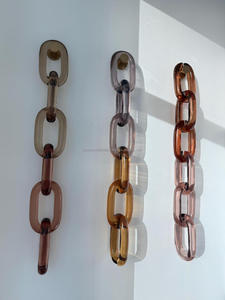 Designer Epoxy Resin Wall Hanging Chain Decorative Art Piece Handmade Resin Wall Decorative Link Chain Modern Sculpture Design - Product Image 5