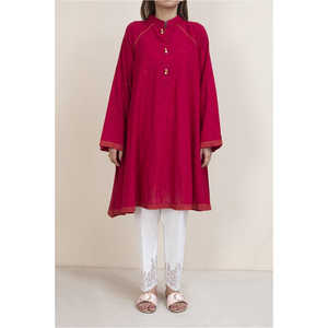 เสื้อยืดสตรีประดับด้วยผ้าแจ็คการ์ด PE1078 - Product Image 2