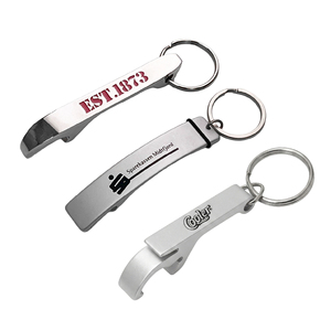 Porte-clés ouvre-bouteille en acier inoxydable et alliage de zinc avec impression UV personnalisée 3D pour cadeaux d'entreprise - Product Image 2