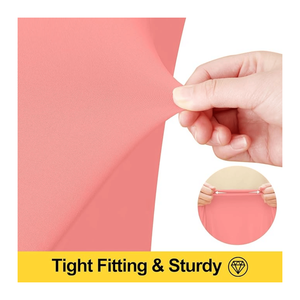 Smiry Copritavolo Rettangolare Impermeabile Lavabile 6FT, Fodera Elasticizzata in Spandex per Tavoli - Product Image 3