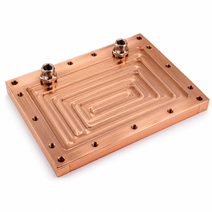 Placa Fría Líquida de Cobre de Alto Rendimiento para Enfriamiento de Servidores de IA y Centros de Datos, Mecanizada por CNC - Product Image 2