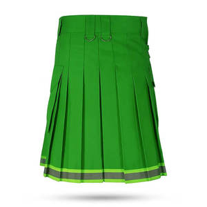 Meilleure veste de travail réfléchissante verte pour pompier, avec poches cargo - Product Image 2