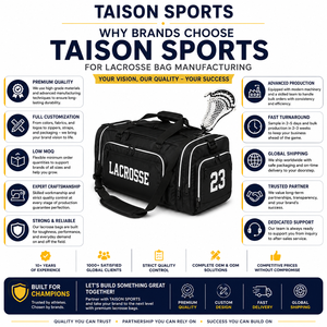 Sac de hockey sur glace à roulettes TAISON SPORTS TS-SP-0312 Premium 900D PU PVC enduit 420 GSM, vert, noir, blanc, design personnalisé, 30-40L - Product Image 3
