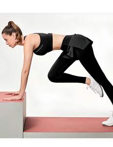 Soutien-gorge de sport léger, respirant, écologique, à maintien moyen, en Spandex/Polyester, avec logo personnalisé, séchage rapide, sans coutures - Product Image 6