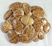 Aragonite naturelle polie de haute qualité en gros, cabochon à dos plat, cristal brun, pierre précieuse, 5 kg en vrac pour la fabrication de bijoux