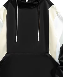 Custom High Quality Custom Logo Men Pullover Hoodie Fleece Knitted Polyester/Cotton Oversized Lined Breathable Winter - Product Image 3