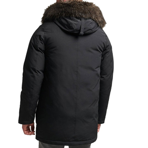 Parkas d'hiver pour hommes de haute qualité, à manches longues, à capuche, avec fermeture éclair, rembourrées en coton, grandes tailles L-7XL - Product Image 3