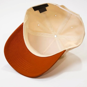 Casquette de baseball personnalisée à deux tons avec broderie en relief inversée, 5 panneaux, en coton de haute qualité, pour événements de mariage, Casquettes Gorras - Product Image 6