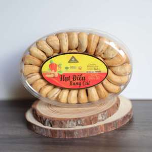 Meilleur prix de gros Noix de cajou grillées bio premium du Vietnam W180 163g Marque Dong Phu Boîte cadeau ovale Direct usine - Product Image 6