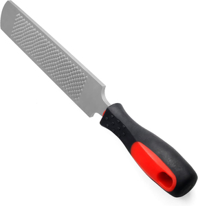 Raspador de pezuñas de 12 pulgadas, herramienta de herrador de acero al carbono, raspador de caballos con mango, adecuado para caballos, burros, vacas y cabras - Product Image 1