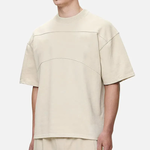 เสื้อยืดคุณภาพสูง 100% ผ้าฝ้ายเนื้อหนา สไตล์สตรีทแวร์ ทรงริงเกอร์ วินเทจ ล้างสีแบบวินเทจ พิมพ์ลายตามสั่ง ทรงโอเวอร์ไซส์ ล้างสีแบบแอซิดวอช - Product Image 2