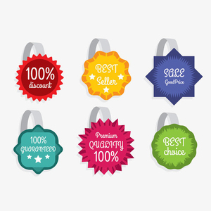 Custom Shelf Talkers Wobbler <b>Sticker</b> High Brightness Ultra-thin Hanging Label Swing for Advertising Supermarket - Product Image 1