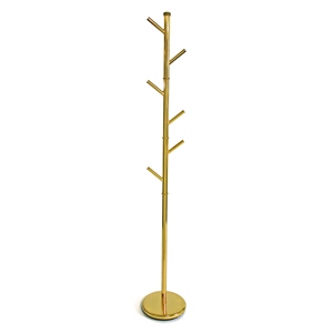Nuevo diseño de expositor de joyería con revestimiento dorado, organizador de pendientes de mesa con forma de árbol, opciones de personalización. - Product Image 4
