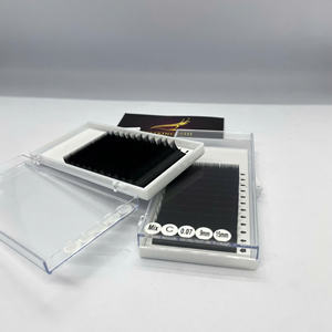 Venta al por mayor de bandejas de pestañas de alta calidad, abanicos de volumen prefabricados 10D, 0.05mm, curvatura CC, logotipo personalizado, marca privada, proveedor de extensiones de pestañas - Product Image 3