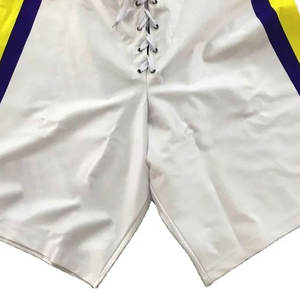 Pantalones Cortos de Hockey sobre Hielo de Alta Calidad, Cierre con Cordón de Nailon, Patrón 3D, Nombre del Equipo Personalizado, Unisex, Ropa Deportiva de Venta Caliente - Product Image 3