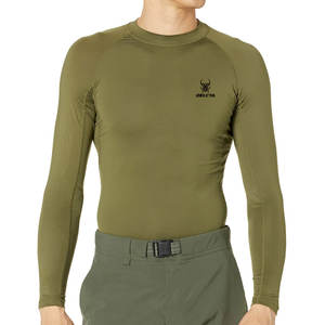 Rashguard MMA haute performance couleur unie fabriqué au Pakistan – Vente chaude - Product Image 1