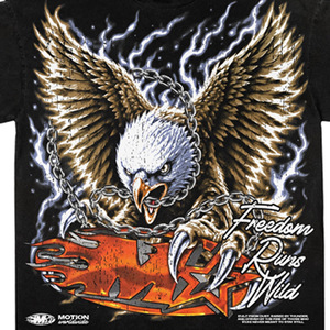 T-shirt à manches courtes pour homme en coton 100% imprimé sérigraphié Wild Eagle, coupe classique, col roulé, jersey formel - Product Image 5