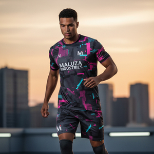 Tenue de football sublimée à prix abordable, ensemble maillot de foot avec coutures haute densité, design couleur personnalisé, vêtements d'entraînement de football - Product Image 6