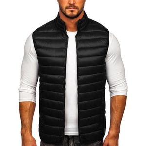 Chaleco Acolchado Brillante Personalizado para Hombre, Chaqueta de Invierno Impermeable sin Mangas, Prenda Exterior Brillante Transpirable 2026, Chaleco Acolchado OEM - Product Image 1