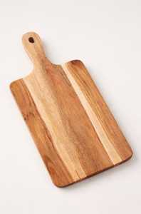 Tabla de cortar y servir de bambú hecha a mano, ecológica, de 1.5 cm de grosor, apta para lavavajillas, con asa para cocina, para platos de queso - Product Image 3