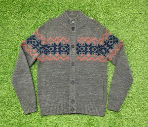 Venta caliente de los hombres Casual cárdigan de invierno suéteres de moda transpirable de punto de manga completa con decoración de botones - Product Image 2