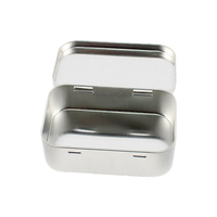 Boîte en fer blanc rectangulaire haut de gamme pour chocolats avec couvercle à charnière, qualité alimentaire, couleur personnalisée, emballage pour bonbons et biscuits, vente en gros, OEM