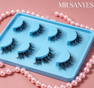 Pestañas Postizas Personalizables de Tira Completa, Ultra Suaves, Voluminosas, <span class=keywords><strong>3D</strong></span>, para un Realce Dramático y Natural del Ojo, para Uso Profesional - Product Image 3