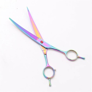 Ciseaux à cheveux professionnels en acier inoxydable avec lame tranchante, manche long et durable en plastique, pour droitiers, pour la coiffure - Product Image 4