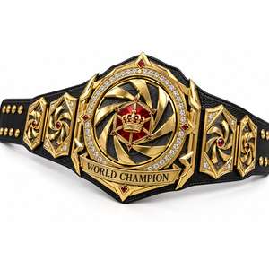 Custom Championship <b>Belt</b> Straight Form <b>Wrestling</b> Boxing MMA Metal Title Plates Brand TRX-WS042 Unisex Personalized Logo OEM 2.2m - Product Image 4