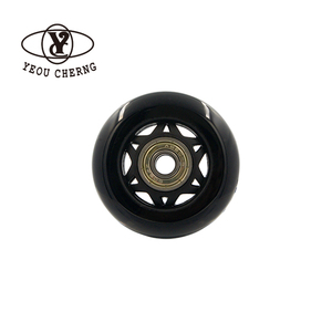 Roues de trottinette haute performance 60 mm x 18 mm, roues à roulettes en PU souple 78A pour la conduite en extérieur - Product Image 5