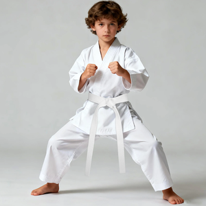 กางเกงคาราเต้ MMA สำหรับออกกำลังกาย พิมพ์ลายแบรนด์ลูกค้าได้ตามต้องการ คุณภาพพรีเมียม น้ำหนักเบา ผ้าสแปนเด็กซ์/โพลีเอสเตอร์ยืดได้สองทิศทาง - Product Image 4