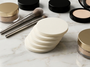 [K-ESSENTIALS] ฟองน้ำแต่งหน้าทรงกลม K-Beauty สำหรับรองพื้น เนื้อสัมผัสอ่อนโยนต่อผิว - Product Image 3