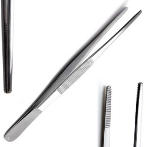 Pince chirurgicale manuelle en acier inoxydable de 5,5 po avec pointe dentelée de 1,8 cm pour tissus - Product Image 4