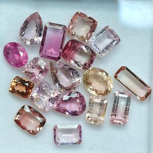 17 Pcs Lot Natural Tourmaline Loose Gemstone Faceted Cut High Quality Multi Tourmaline Stone for Jewelry Making Wholesale - Product Image 2