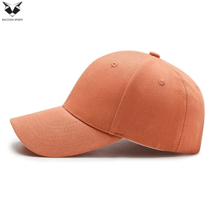 New Trendy Fashion & Sports Use Lightweight Adjustable OEM/ODM Logo Design Blank <b>Plain</b> Summer Structured Pre-curved Baseball <b>Cap</b> - Product Image 3