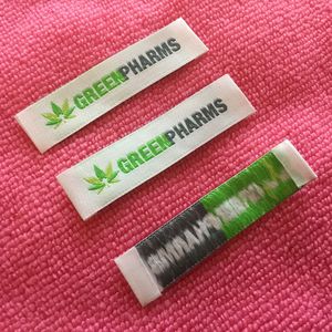 ป้ายเสื้อผ้า TITAN TREAD WEAR แบบหนาพิเศษ ลายดามัสก์เย็บติด ป้ายคอเสื้อแบบพับด้านเดียว ซักได้ ตัดด้วยเลเซอร์ - Product Image 3