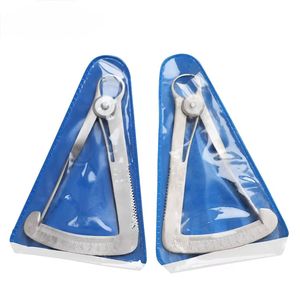 Cet outil, un calibre de couronne dentaire Iwanson, est utilisé pour des mesures précises en dentisterie et en laboratoire. - Product Image 4