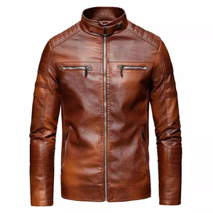 Blousons en cuir sur mesure pour marques de motos, fabriqués avec des matériaux haut de gamme et une fabrication détaillée, directement de l'usine. - Product Image 1