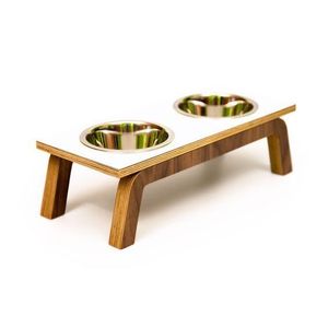 Gamelle en bois massif pour animaux de compagnie – Produit promotionnel pour l'alimentation des animaux - Product Image 4