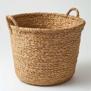 <b>Large</b> Decorative Eco Friendly Seagrass Storage <b>Basket</b> with Handles Durable and Stylish for Kitchen Living Rooms & Bedrooms - Product Image 6
