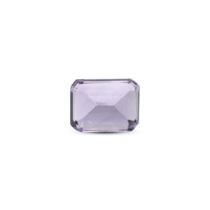 Loose Handcrafted Amethyst Gemstone 8.5 Carat Oval & Emerald Cut for Fine Jewelry - Product Image 2