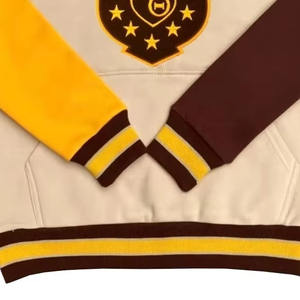 Sweat-shirts personnalisés avec lettres grecques brodées pour l'automne/hiver, service OEM, 100% coton molletonné - Product Image 3