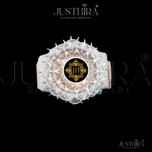 Reloj de Lujo con Bisel de Plata Vintage y Correa de Goma, con Piedra Moissanite VVS Premium de Alta Calidad, Estilo Hip Hop para Hombre - Product Image 3