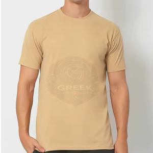 T-shirts personnalisés pour hommes en coton premium, col rond, coupe ample, confortables, respirants, séchage rapide, imprimés numériquement, marque privée - Product Image 2
