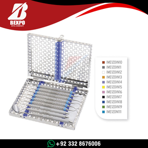 Instrumentos Dentales Ortopédicos Reutilizables para Perros, Caja de 12 DIN con 10 Instrumentos, Bandeja Quirúrgica para Uso Veterinario - Product Image 6