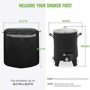 Cubierta para Freidora de Pavo sin Aceite Char-Broil Big Easy, Cubierta Impermeable Resistente para Ahumador, Accesorios para Barbacoa - Product Image 4