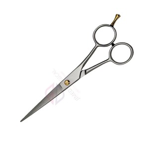 Ciseaux de coiffure professionnels 5,5 pouces, petits ciseaux de barbier en acier inoxydable, réglables, pour droitiers, avec lame de rasoir pour salon - Product Image 3