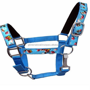 Equipo de barbilla ajustable para entrenamiento, caballo de nailon, cuello de cabeza Halter, costura doble y hardware pesado, gran oferta - Product Image 3