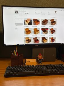 Premium Wooden Pen <b>Holder</b> for Office Desk Organization - Product Image 4