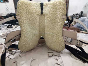 Selle de cheval en cuir occidental ROYAL INTERNATIONAL RI2022-001 avec ensemble d'accessoires, provenant de l'Uttar Pradesh - Product Image 3